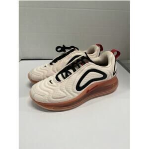 Nike Air Max 720 Light Soft Pink Coral AR9293 602 Size 6 Women Mesh Runner Black
